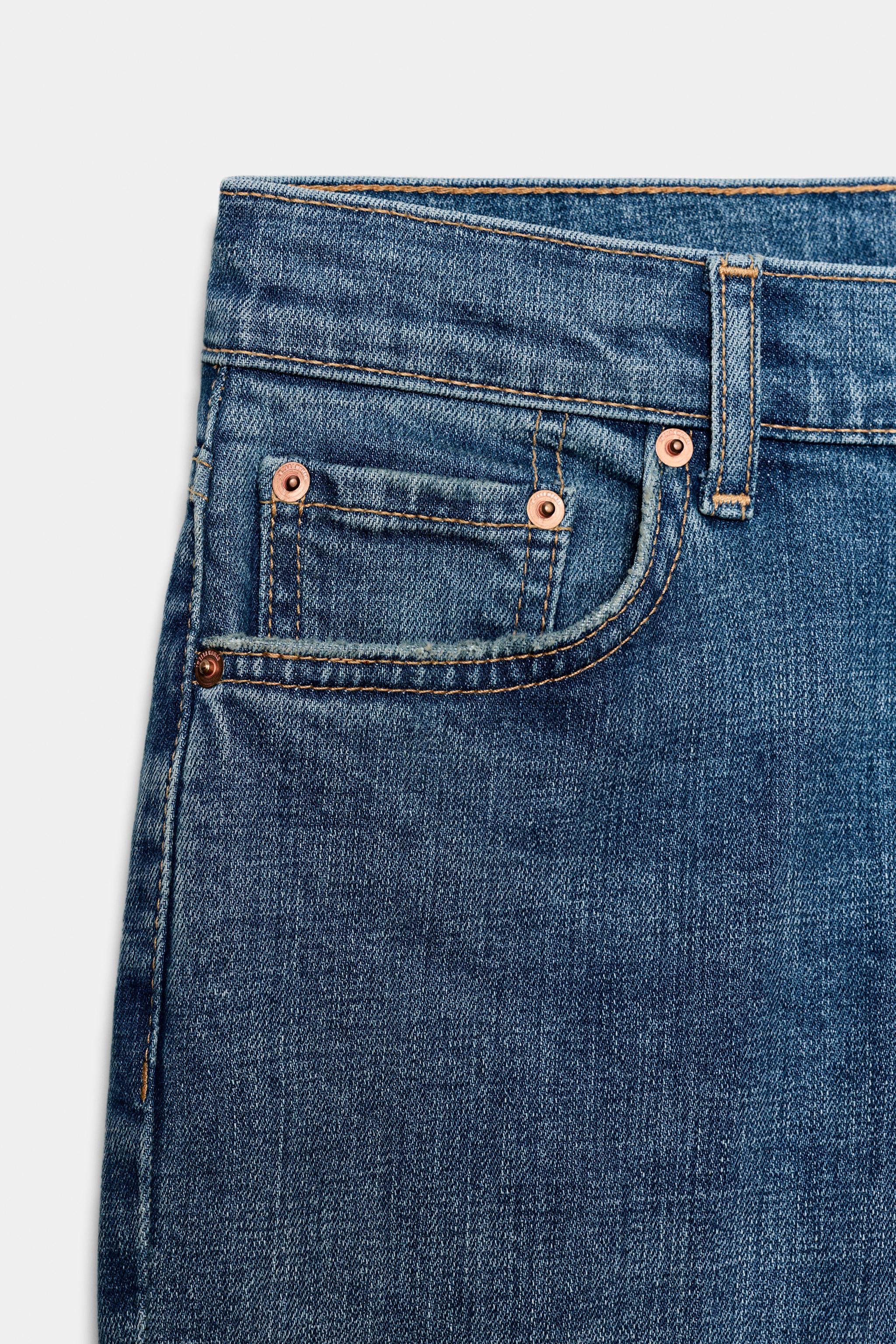 ZW COLLECTION MID-RISE CROPPED FLARE JEANS